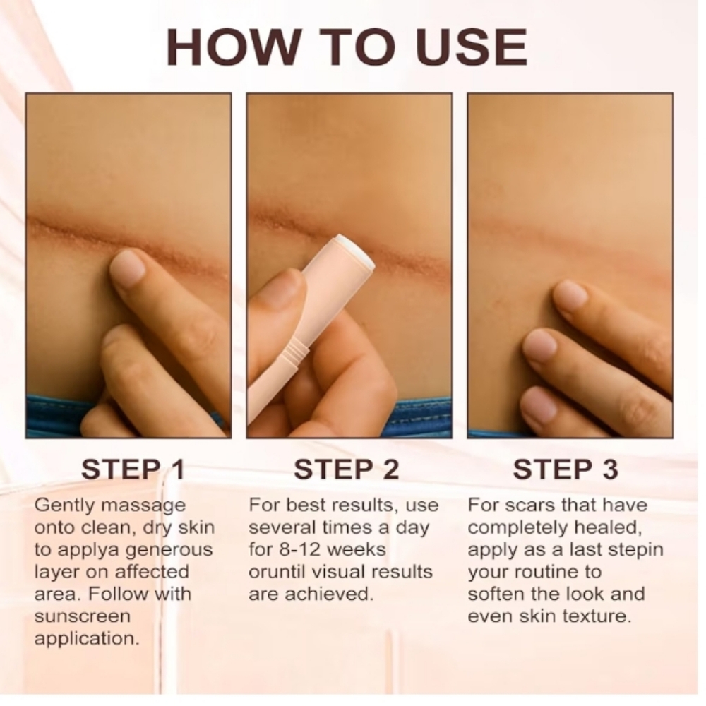 Silicone‎ Scar Stick, Silicone Scar Solutions for Face and Body, with Centell - Picture 7 of 12
